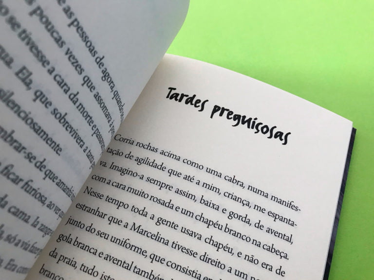 exemplo tipografia em Contos Acidos