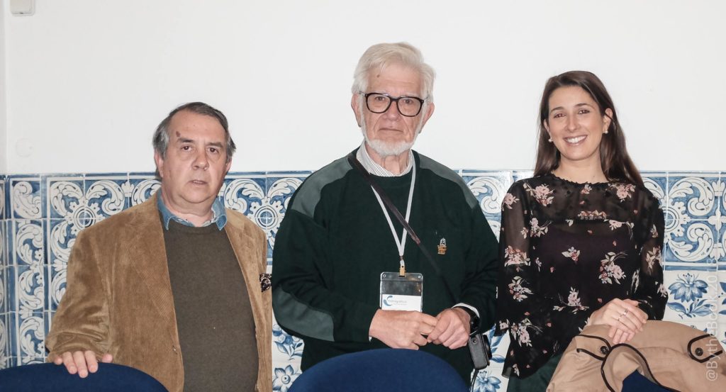 Está a decorrer a palestra do Prof.Moutinho Borges sobre os "Azulejos da Estrela...