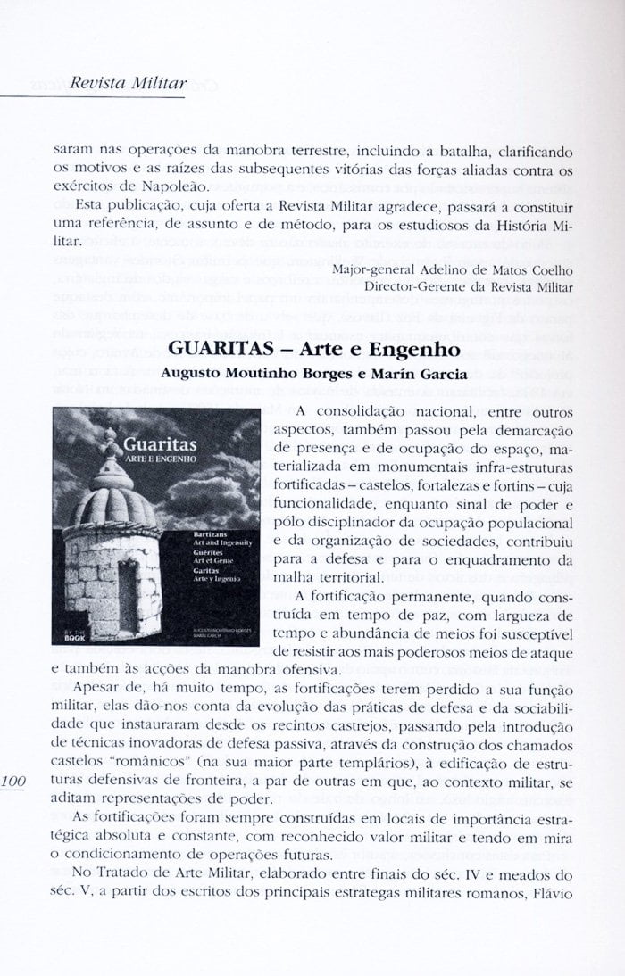 “Guaritas, Arte e Engenho” na Revista Militar!