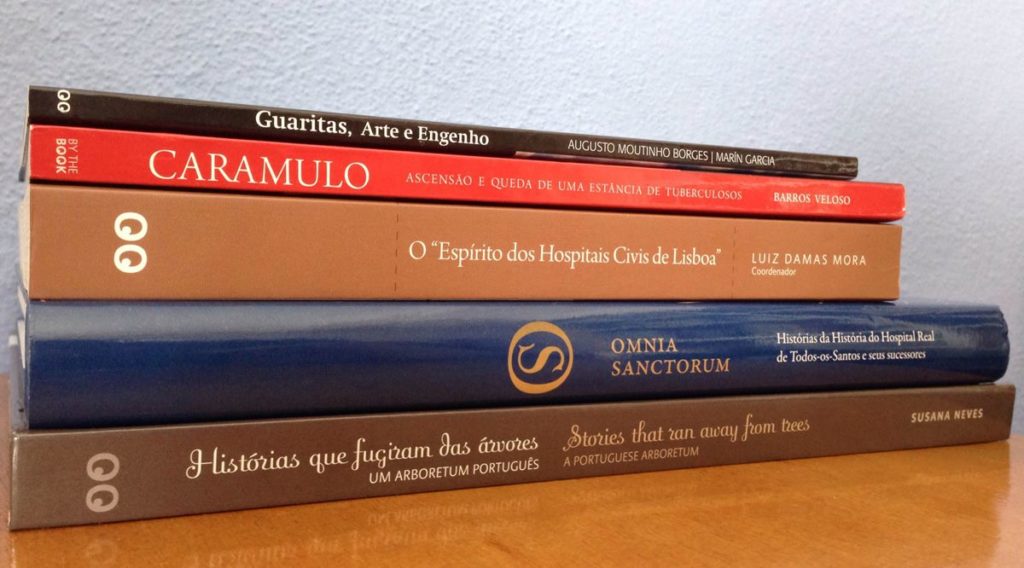 Livros que estarão na feira de amanhã, no Jardim Botânico do Museu Nacional de H...