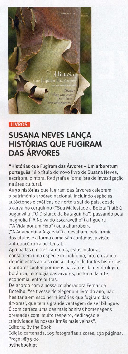 Mais uma notícia sobre “Histórias que fugiram das árvores – Um arboretum portugu…