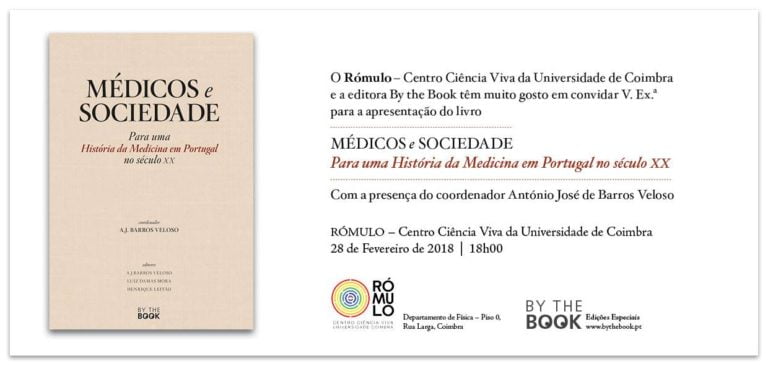 Na próxima quarta-feira, dia 28, teremos mais uma apresentação do livro “Médicos…