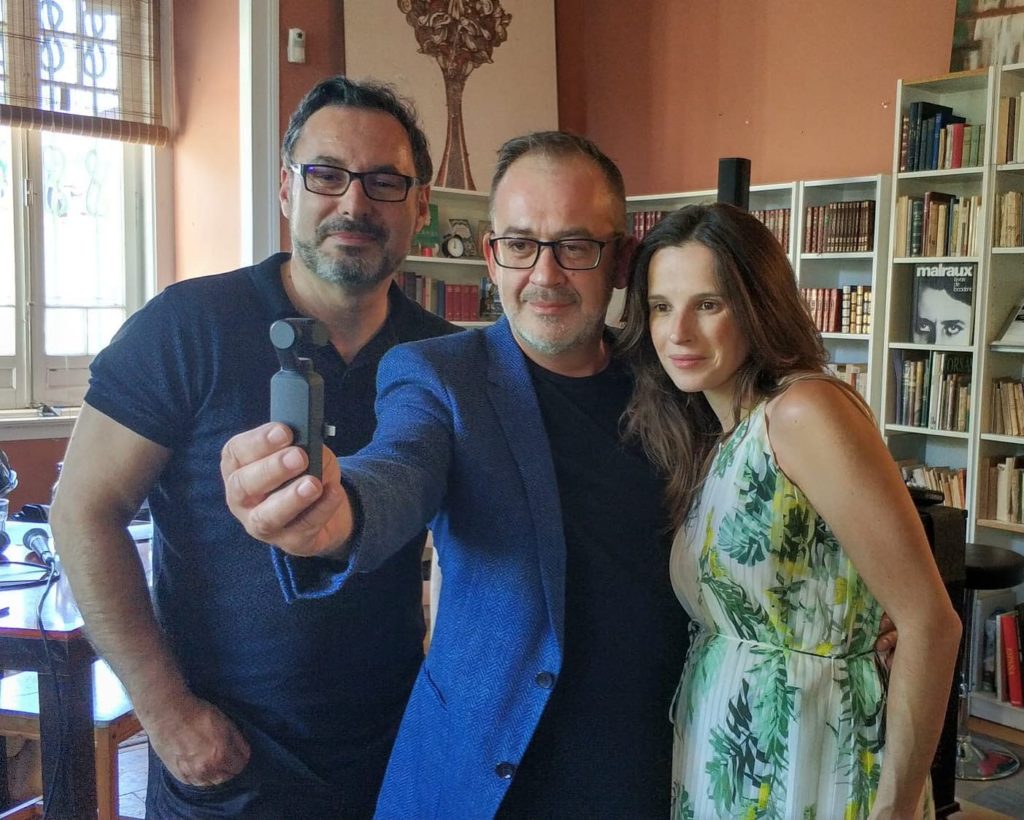 O nosso estimado autor Eduardo Arimateia com o jornalista José Alberto Carvalho ...