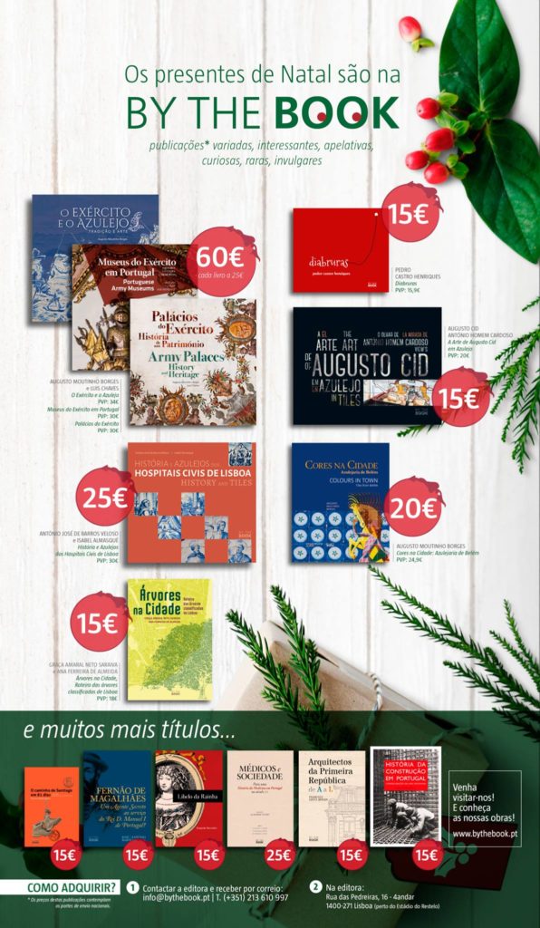 Os presentes de Natal são…
 na By the Book!