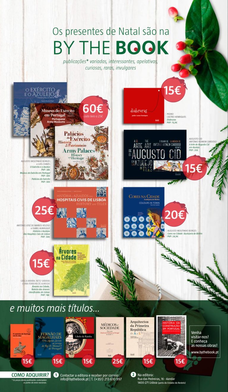 Os presentes de Natal são…
 na By the Book!