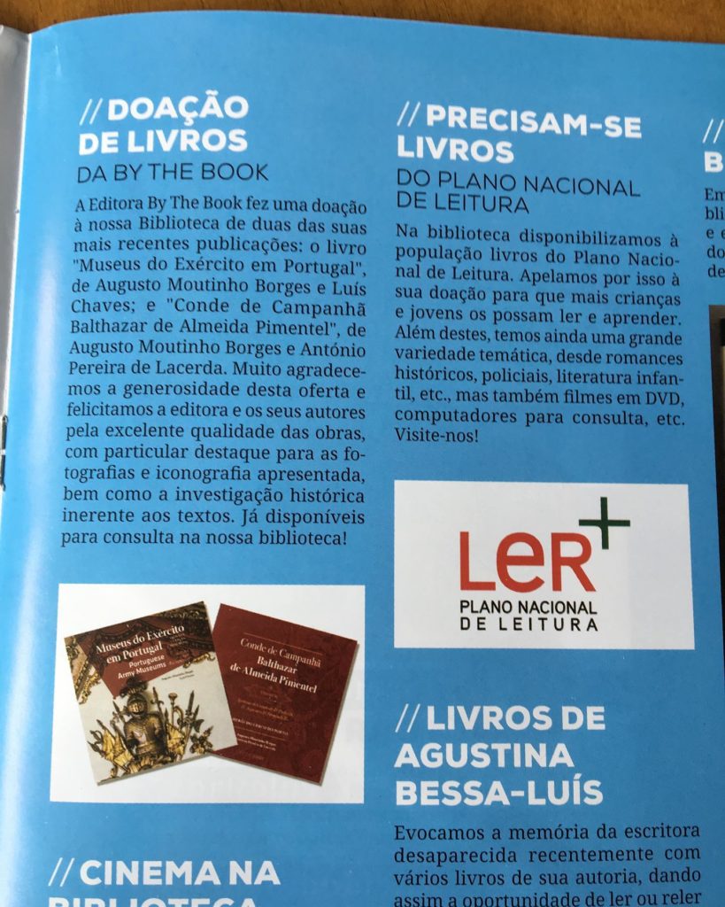 É com muito gosto que contribuímos para a promoção da cultura junto da nossa com...