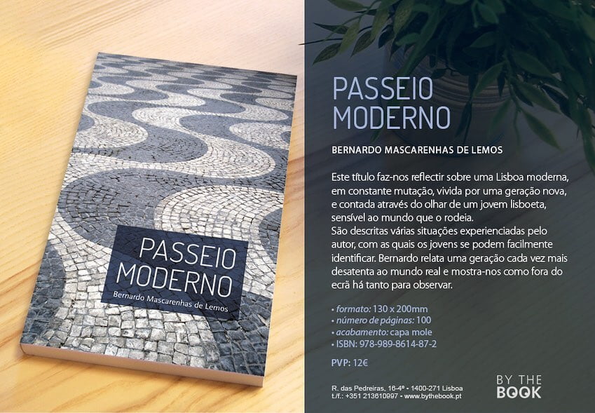 É já amanhã o lançamento do livro « Passeio Moderno » vai ser na Fábrica Braço d...