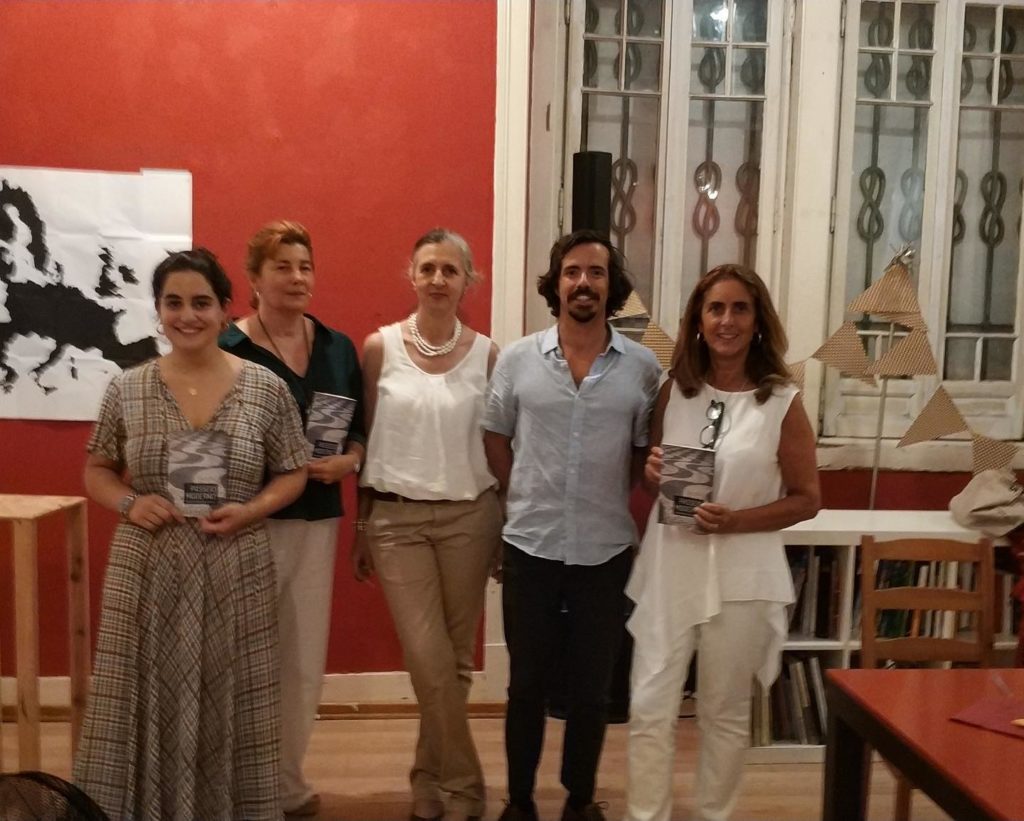 Com o nosso autor Bernardo no dia do lançamento de «Passeio Moderno»