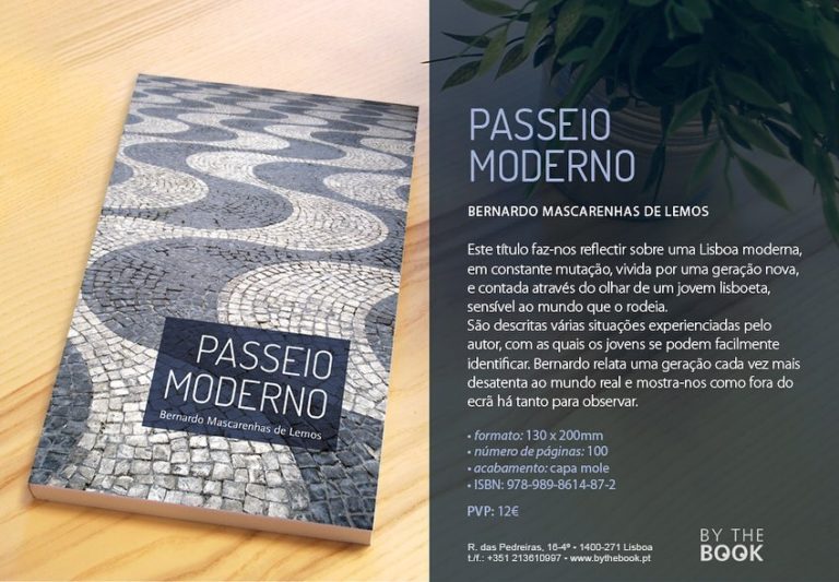 É já amanhã o lançamento do livro « Passeio Moderno » vai ser na Fábrica Braço d…