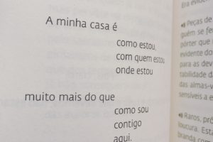 “A minha casa” de preferência com muitos livros!