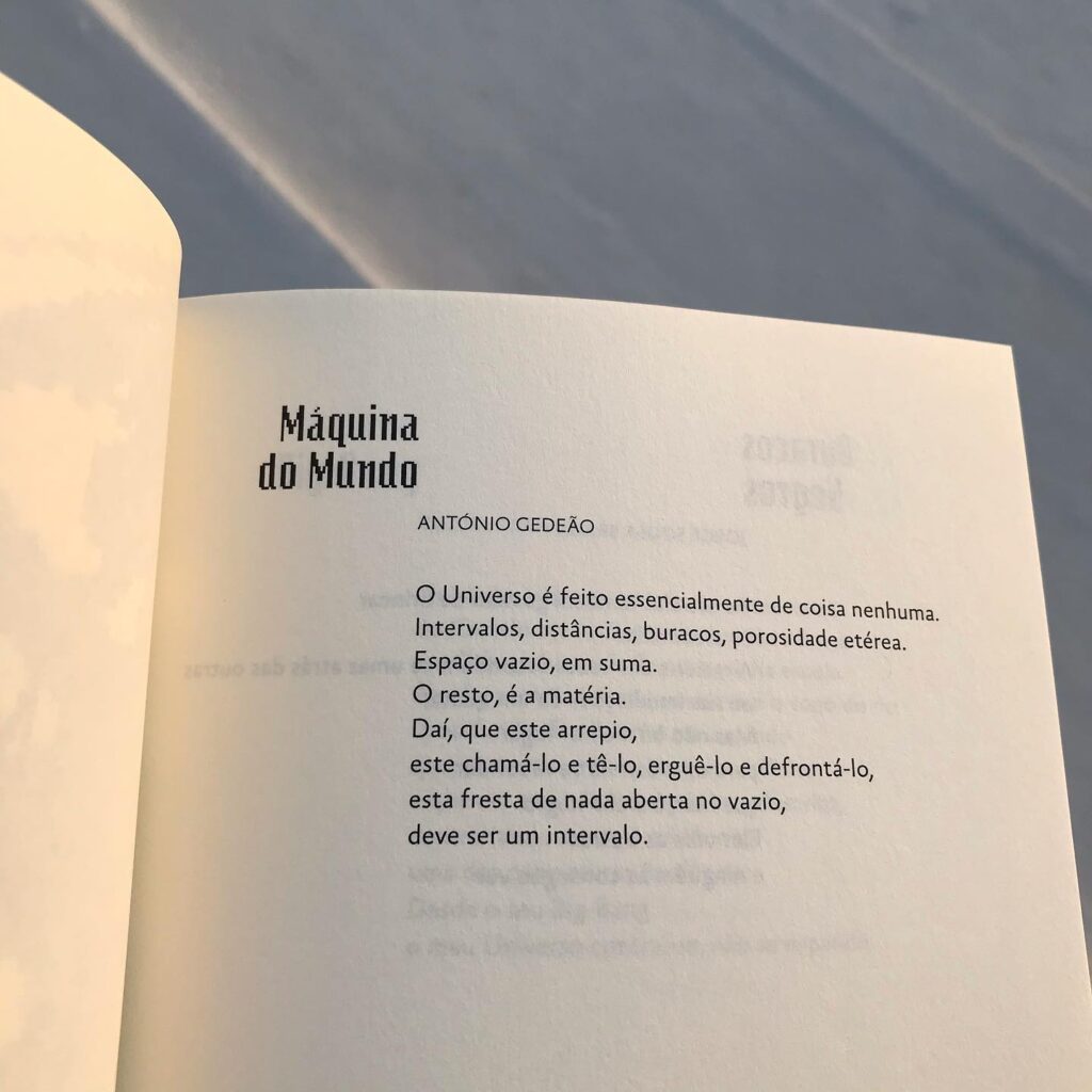 Neste Dia Nacional da Cultura Científica relembramos um grande poeta português: ...